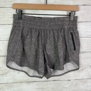 Lululemon 4” Athletic Shorts Heathered Gray Size 8